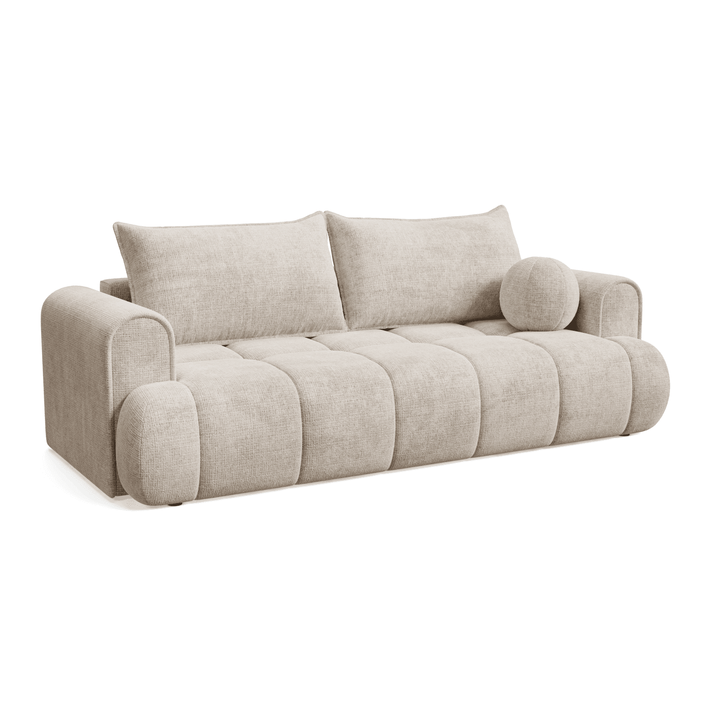 Luksusowa Sofa COCO 2 PREMIUM rozkładana z poduszkami | Tkanina Cremona 14