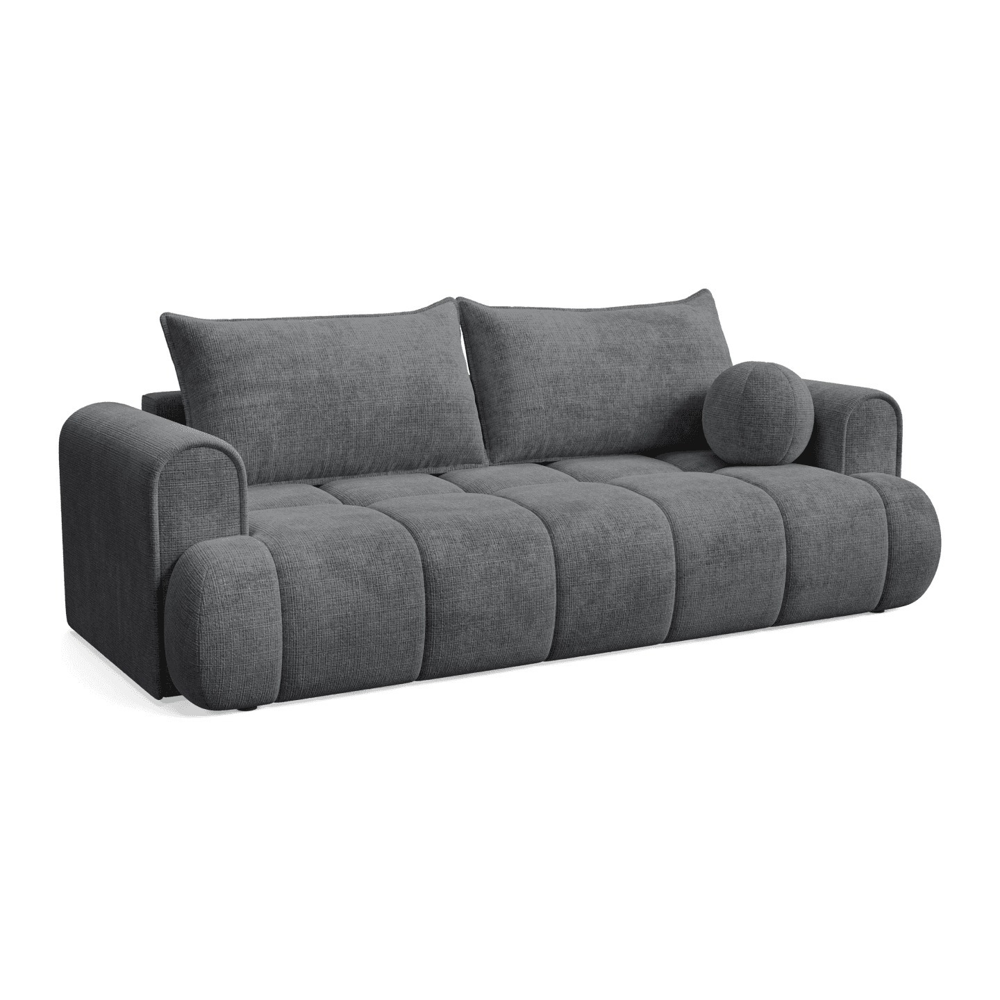 Sofa COCO 2 PREMIUM elegancka z pojemnikiem na pościel | Tkanina Cremona 97