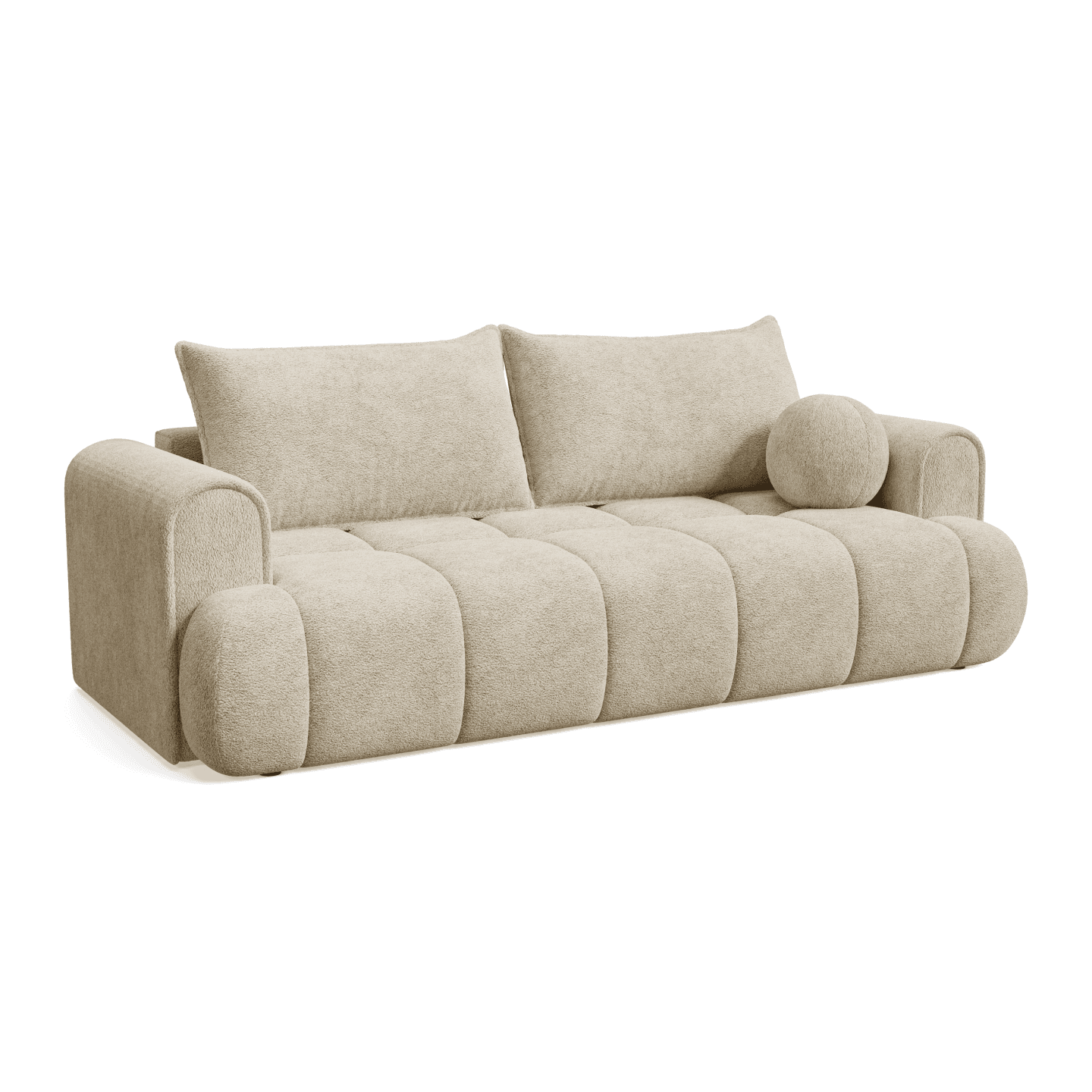 Elegancka Sofa COCO 2 PREMIUM z funkcją spania do salonu | Tkanina Fredo 10