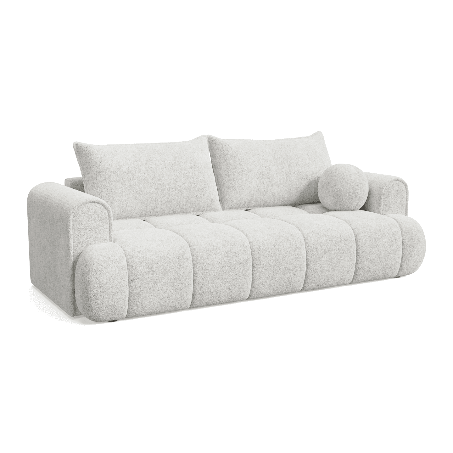 Stylowa Sofa COCO 2 PREMIUM z funkcją spania do salonu | Tkanina Fredo 25