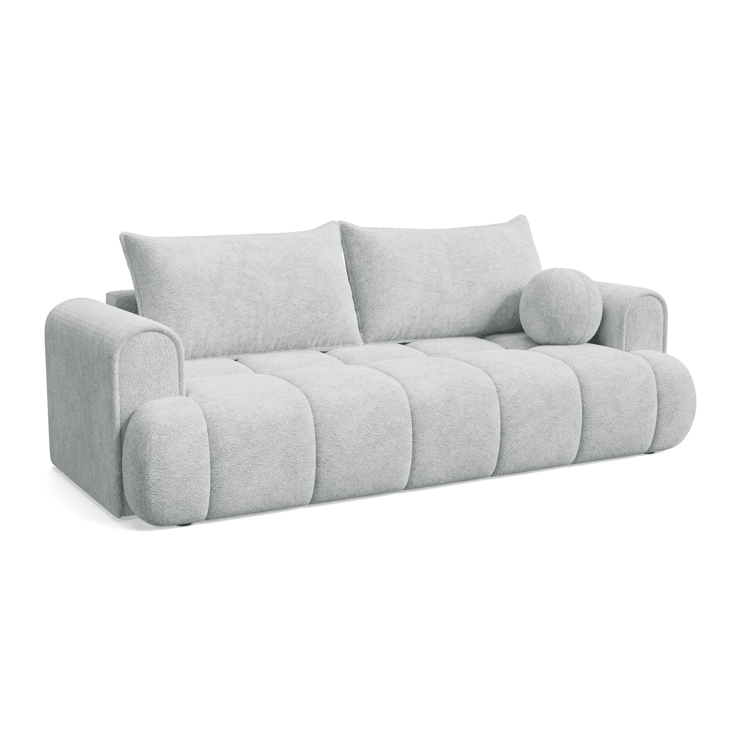 Sofa COCO 2 PREMIUM z funkcją spania oraz pojemnikiem | Tkanina Fredo 30
