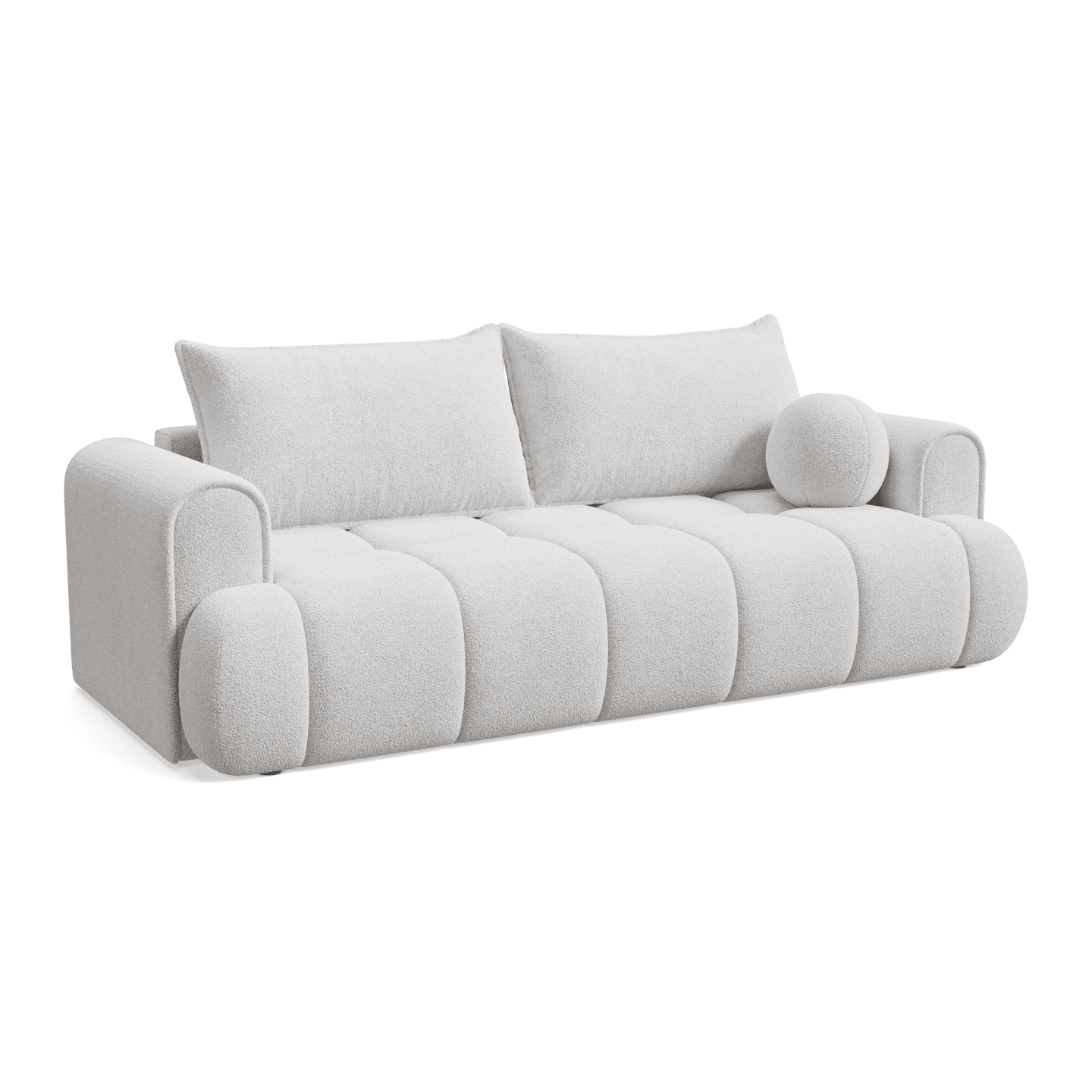 Luksusowa Sofa COCO 2 PREMIUM rozkładana z poduszkami | Tkanina Quelle 01
