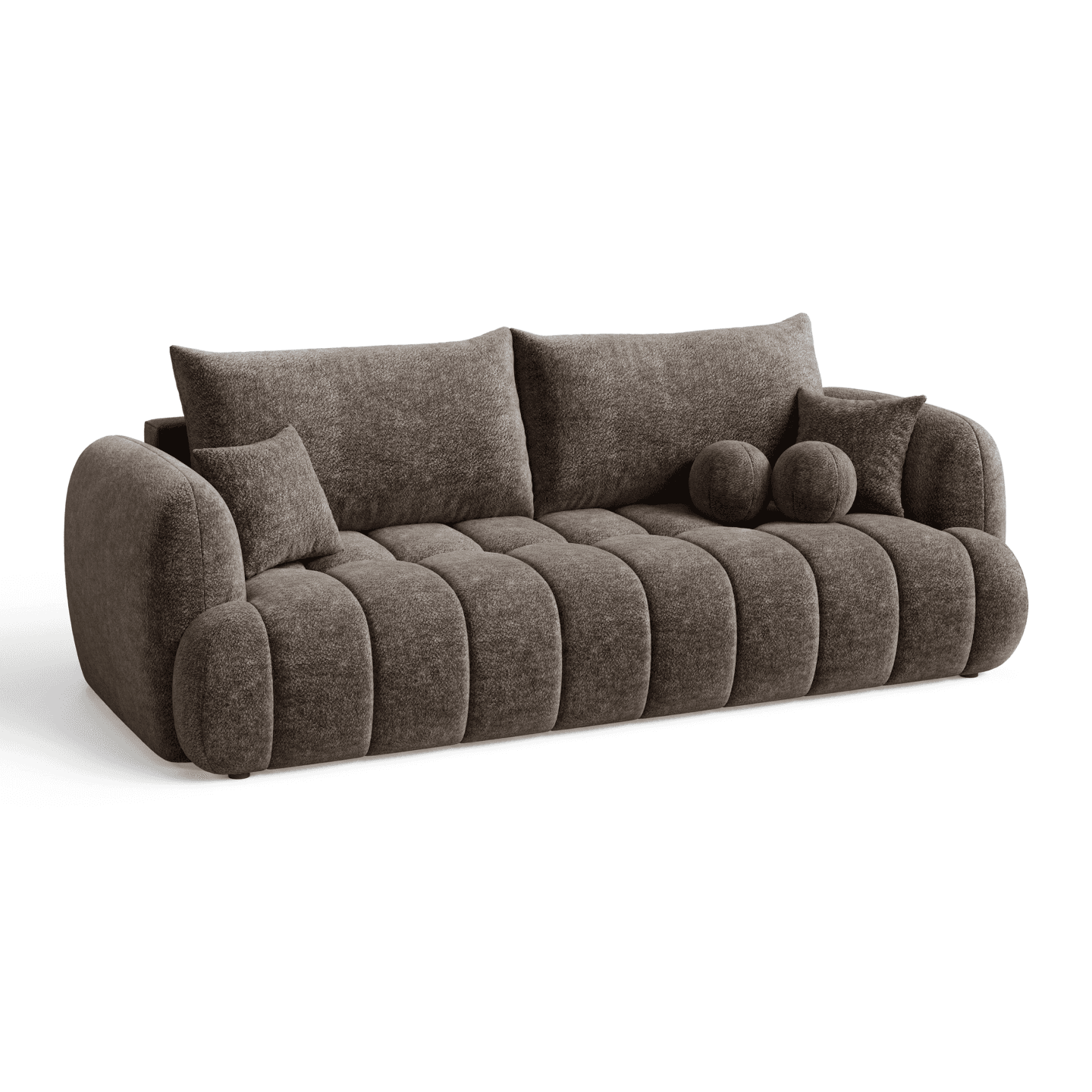 Luksusowa Sofa COCO 2 z funkcją spania i poduszkami | Tkanina Aphrodite 7