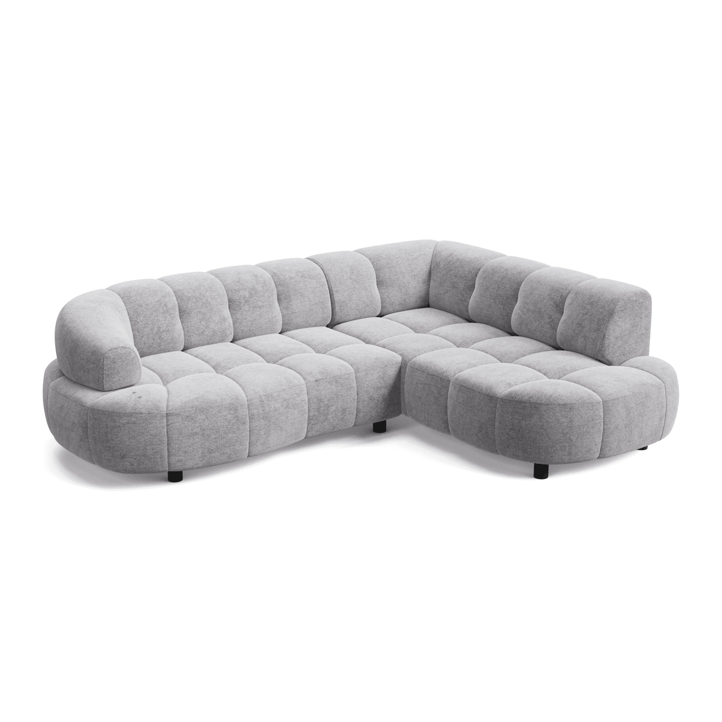 Luksusowy Narożnik VELPA L z wysuwanym siedziskiem i pikowaniem do salonu