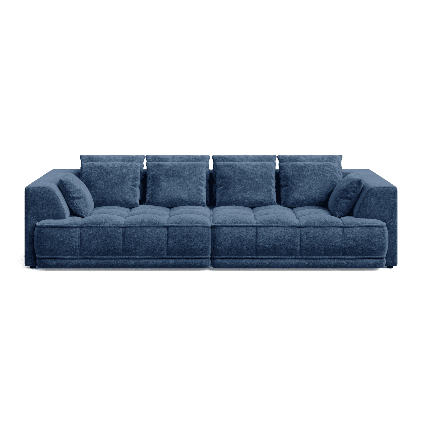 Stylowa Sofa TIGA z funkcją spania, pikowaniem i poduszkami