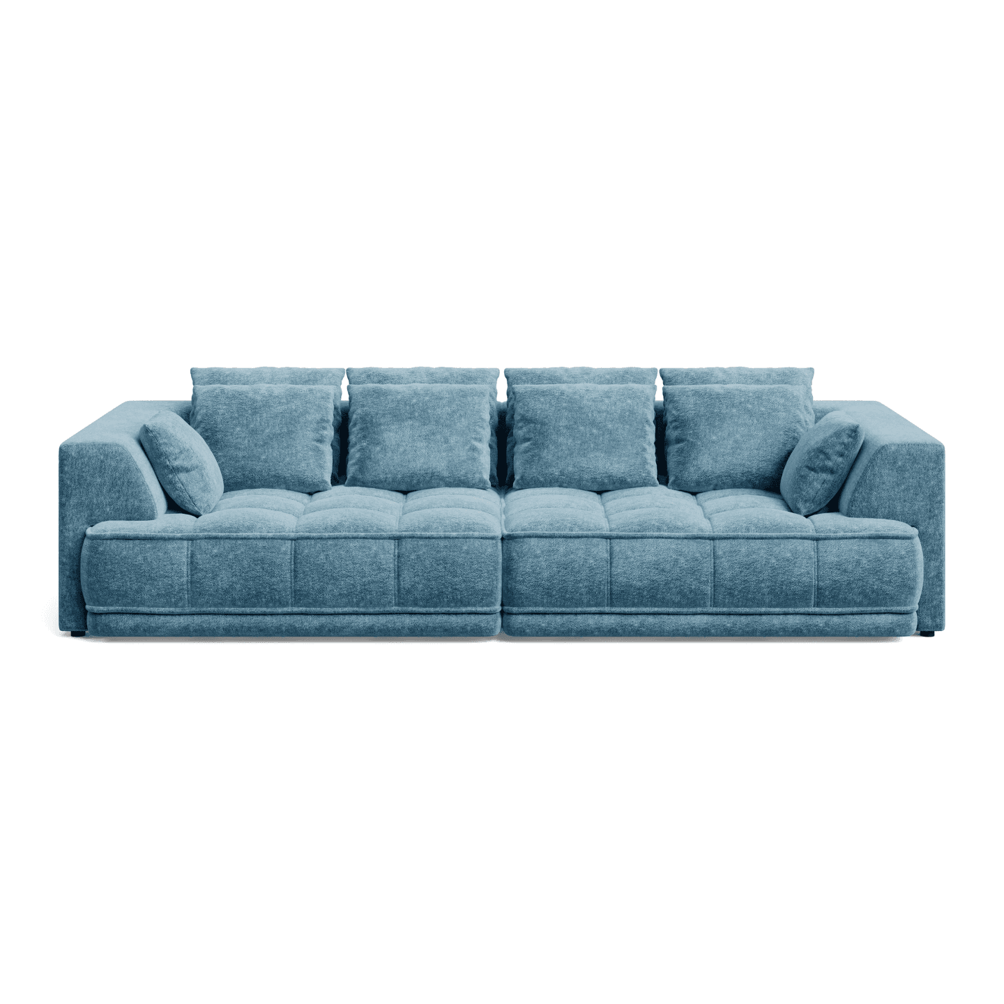 Stylowa Sofa TIGA pikowana z elektrycznym wysuwem siedziska