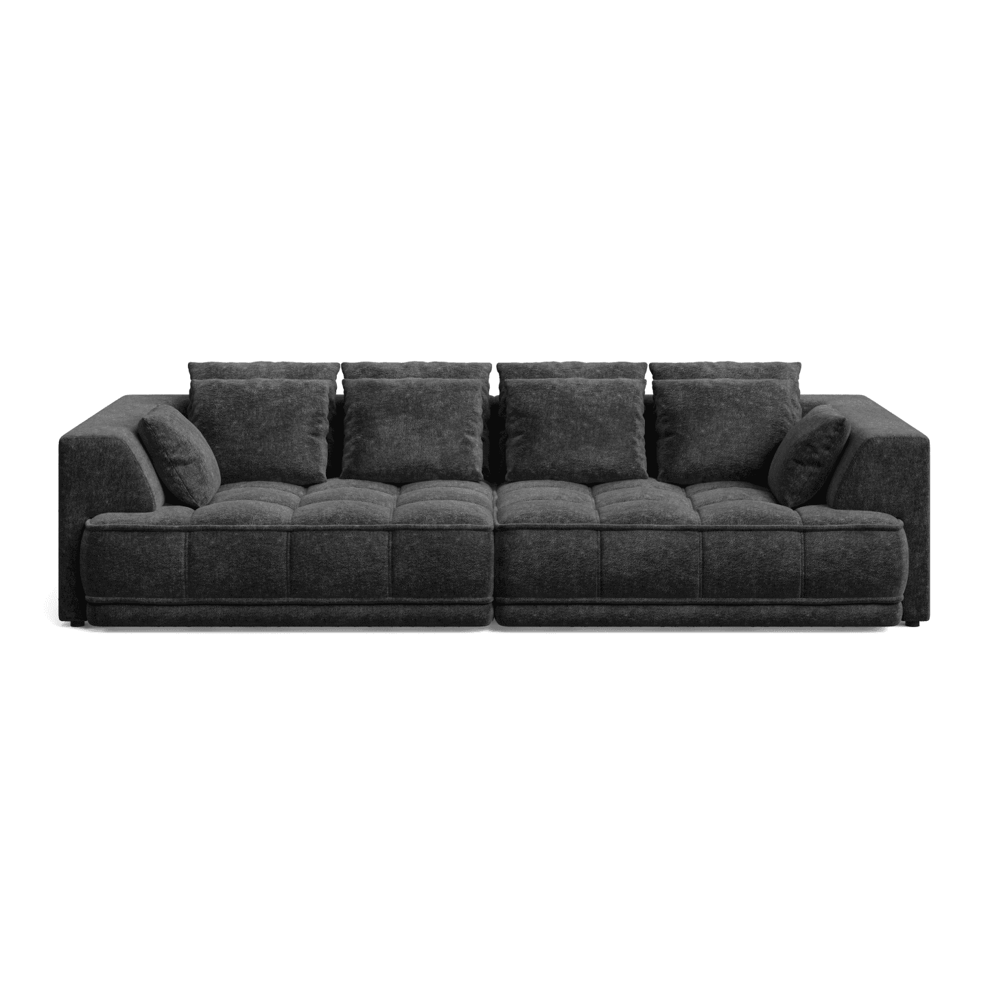 Sofa TIGA stylowa BigSofa z funkcją spania oraz poduszkami | Tkanina Aphrodite 23