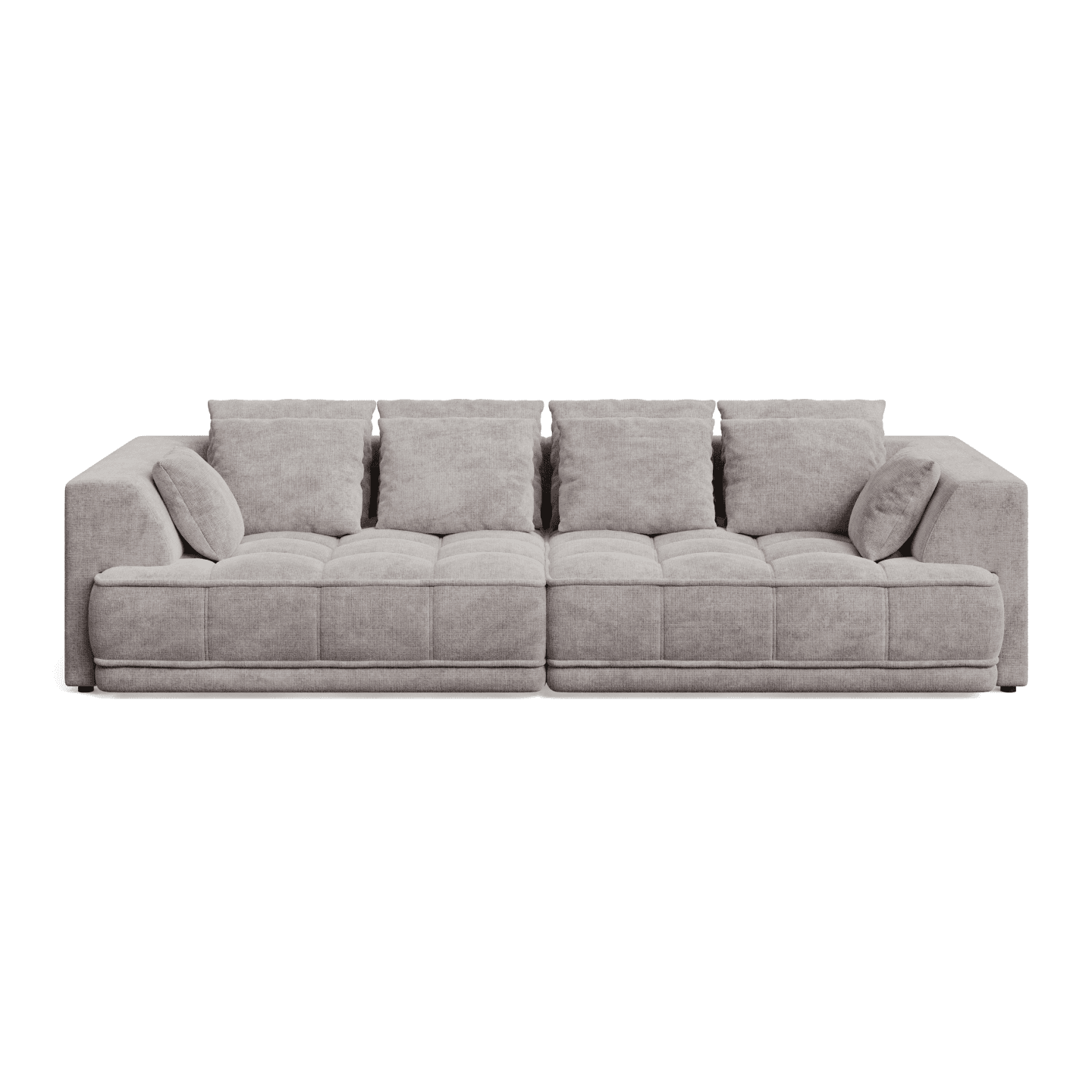 Sofa TIGA luksusowa pikowana z elektrycznym wysuwem siedziska