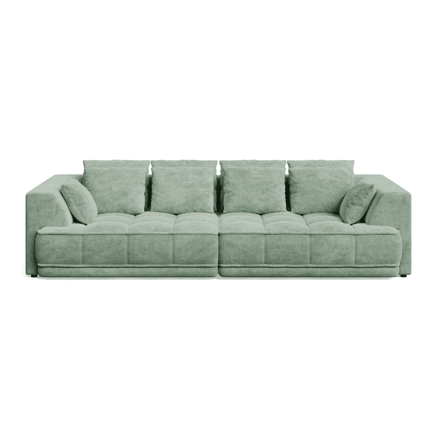 Elegancka Sofa TIGA z funkcją spania, pikowaniem i poduszkami