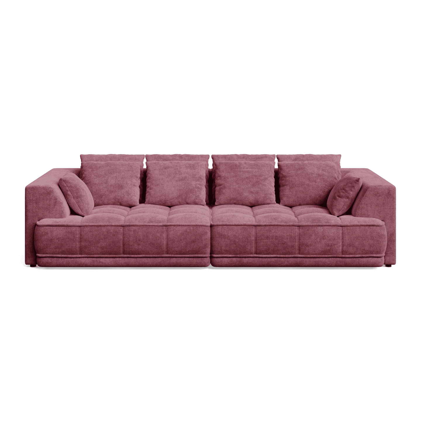 Nowoczesna Sofa TIGA BigSofa pikowana z wysuwanym siedziskiem