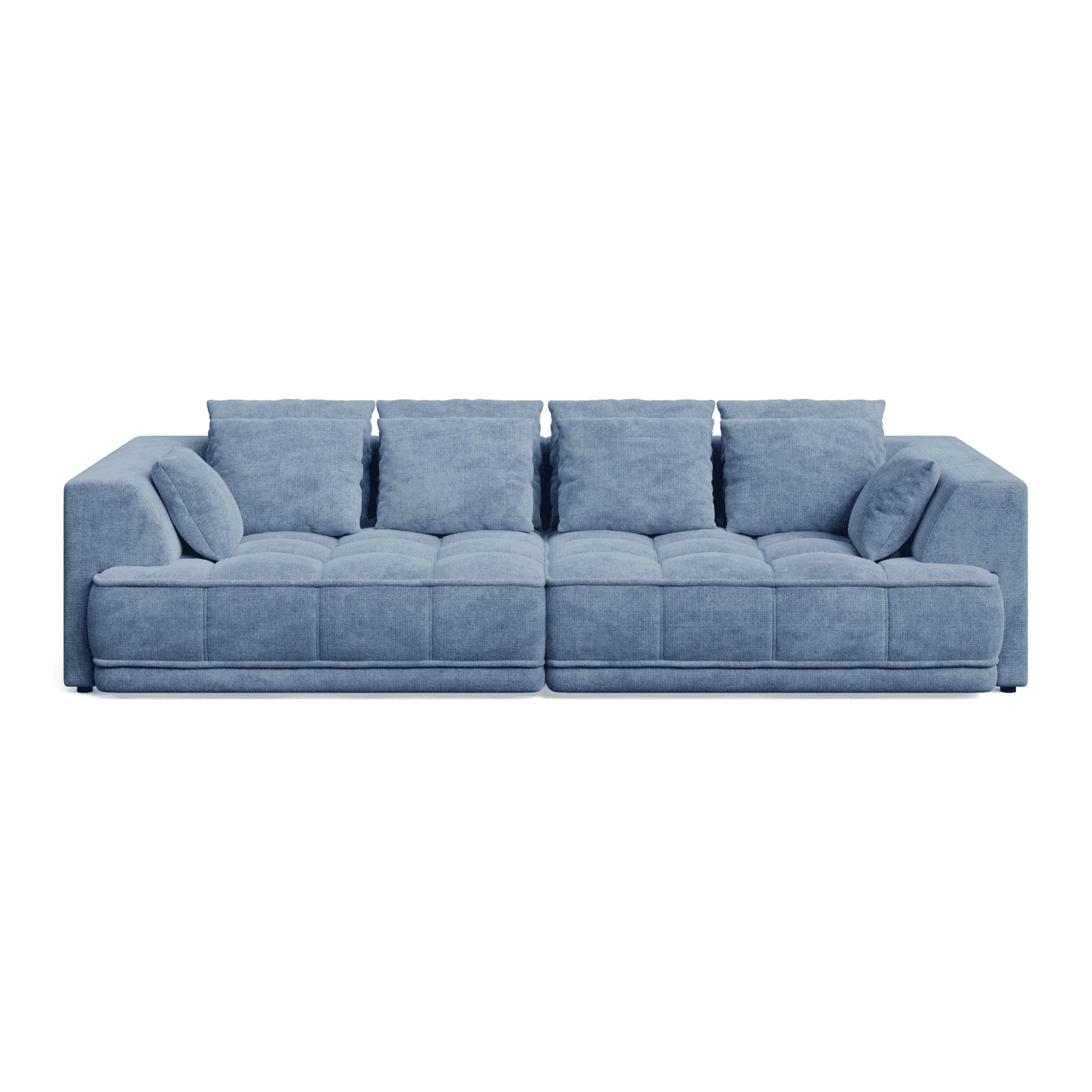 Luksusowa Sofa TIGA pikowana z elektrycznym wysuwem siedziska