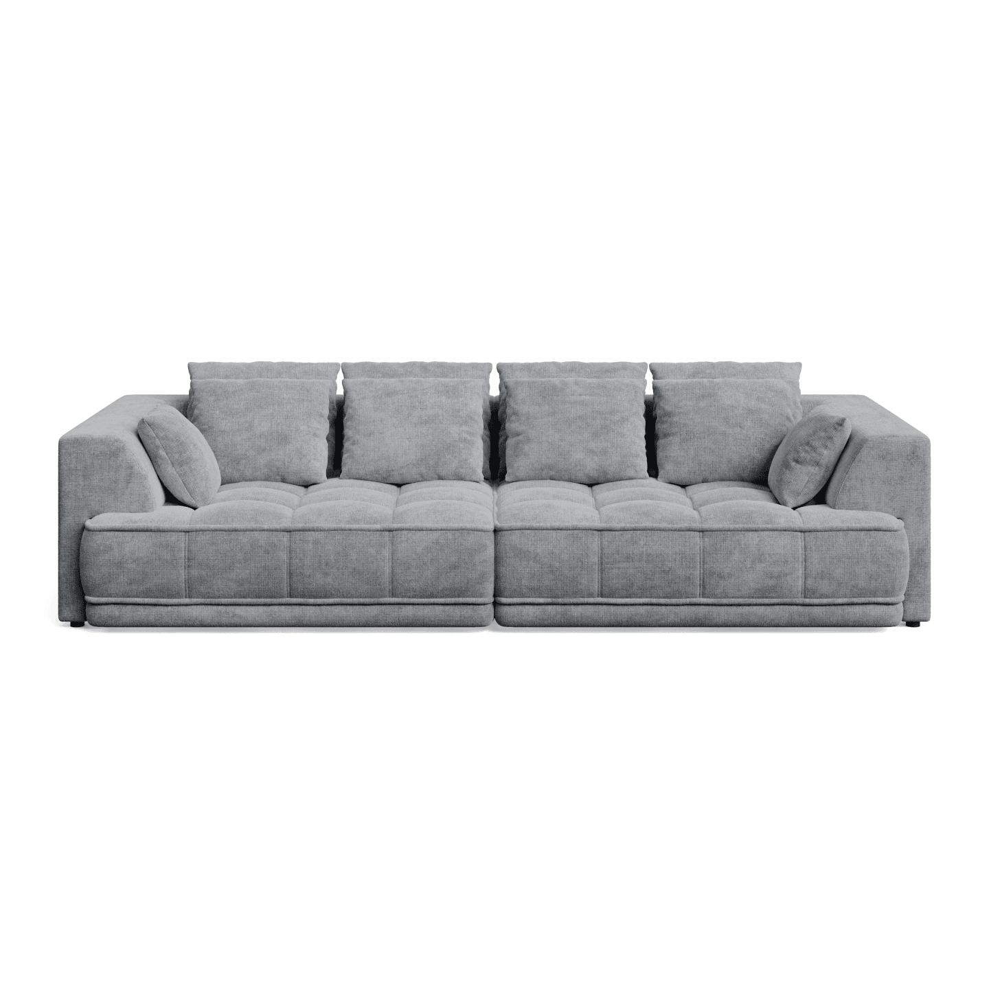 Elegancka Sofa TIGA BigSofa pikowana z wysuwanym siedziskiem
