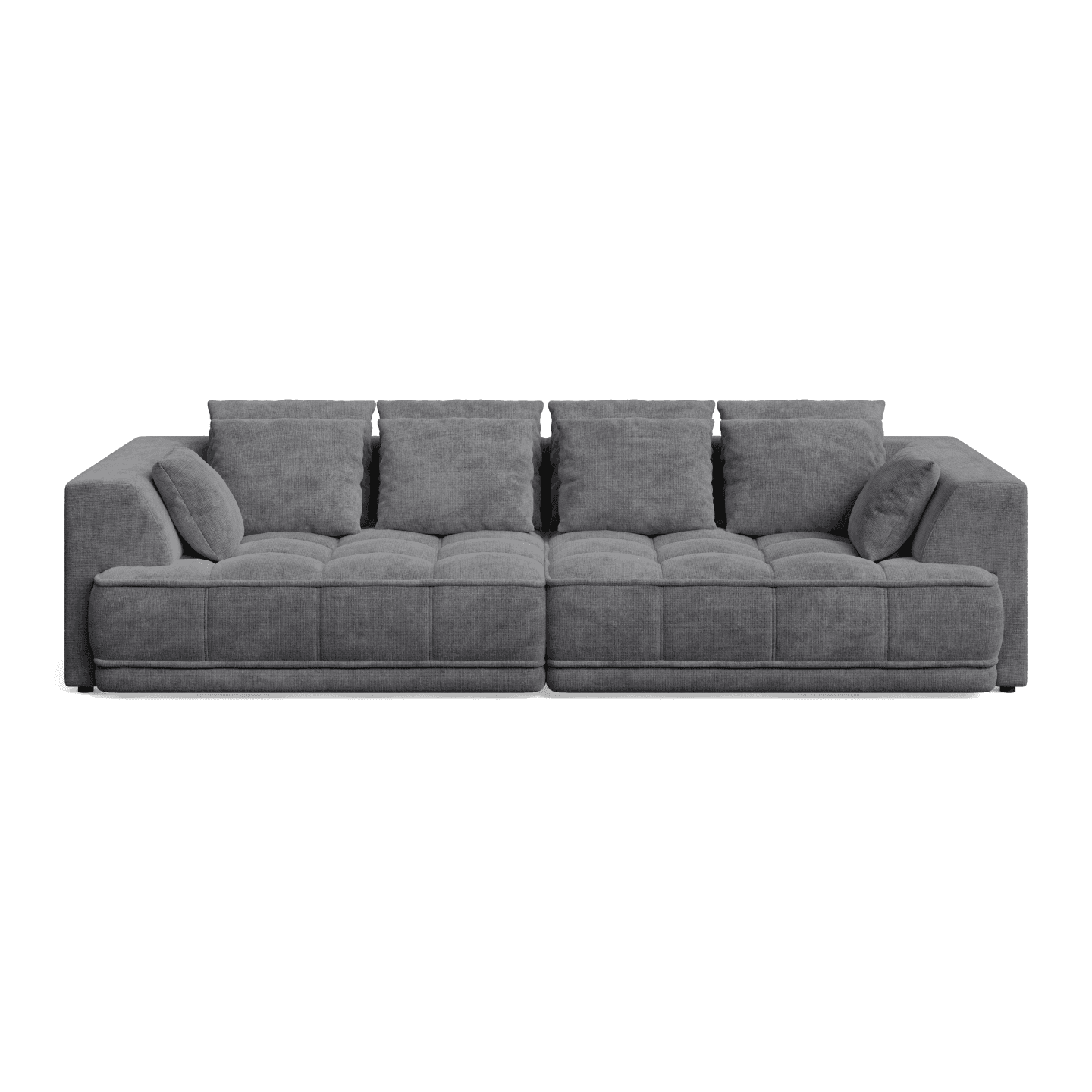 Sofa TIGA elegancka BigSofa z funkcją spania oraz poduszkami