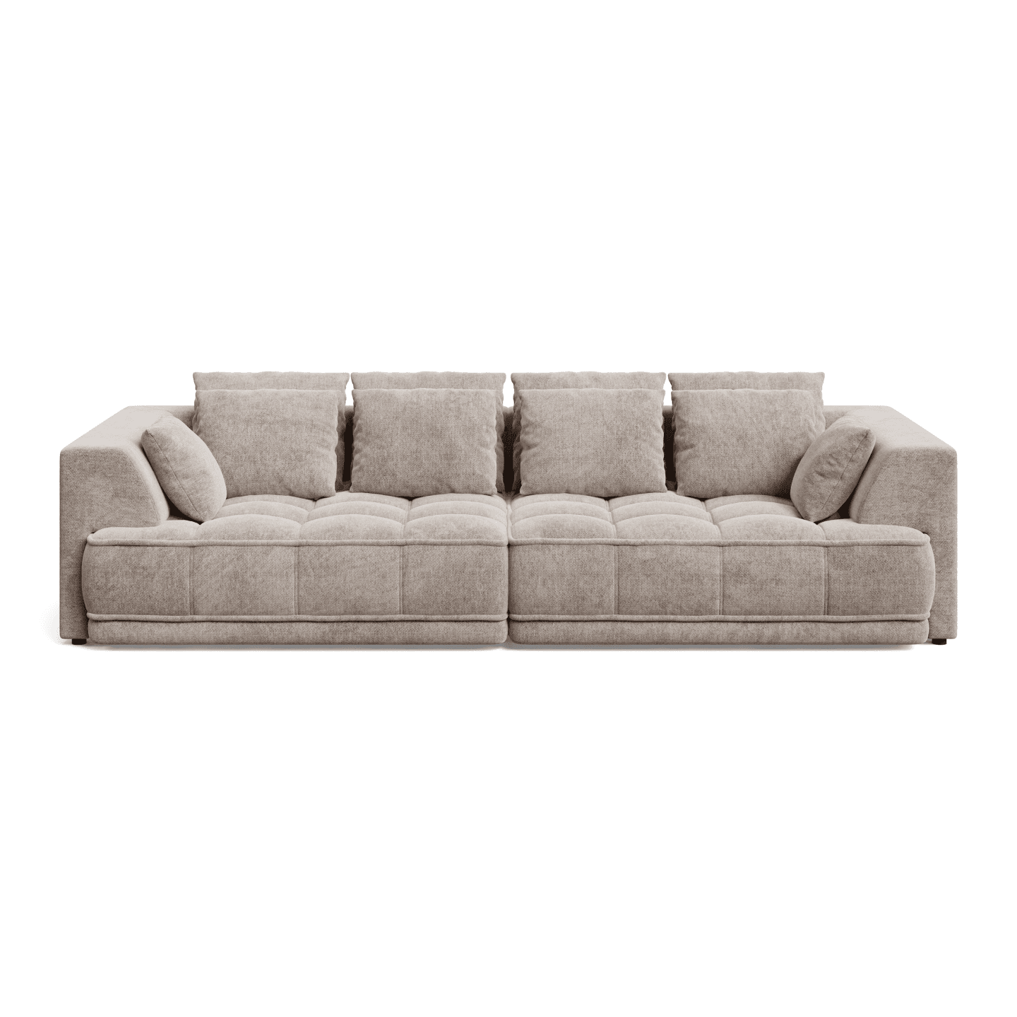 Designerska Sofa TIGA pikowana z elektrycznym wysuwem siedziska