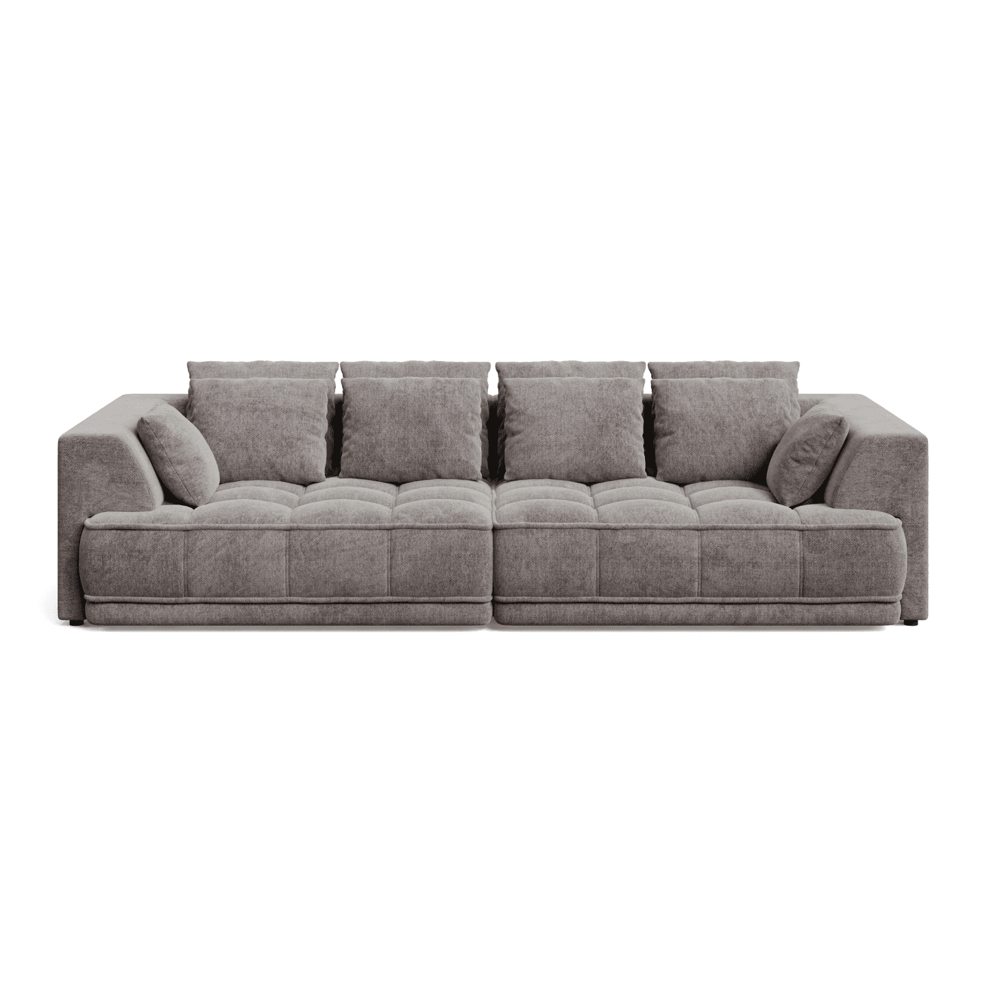 Designerska Sofa TIGA pikowana z elektrycznym wysuwem siedziska