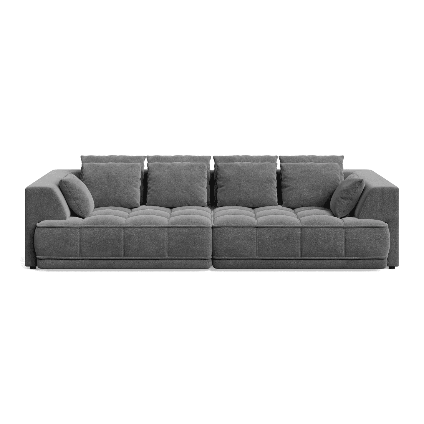 Designerska Sofa TIGA pikowana z elektrycznym wysuwem siedziska