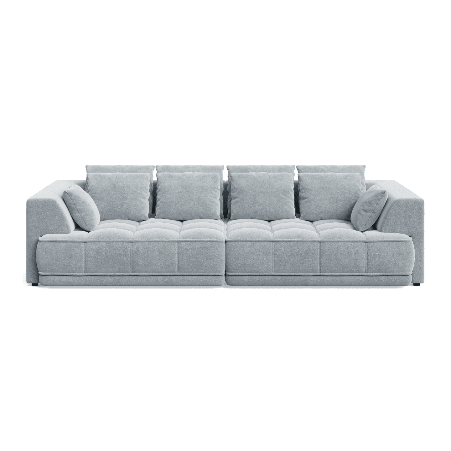 Sofa TIGA nowoczesna pikowana z elektrycznym wysuwem siedziska