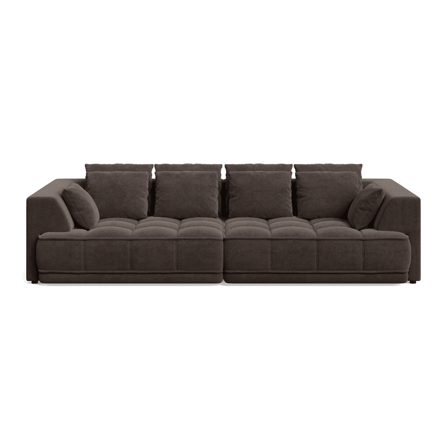 Designerska Sofa TIGA BigSofa z funkcją spania oraz poduszkami