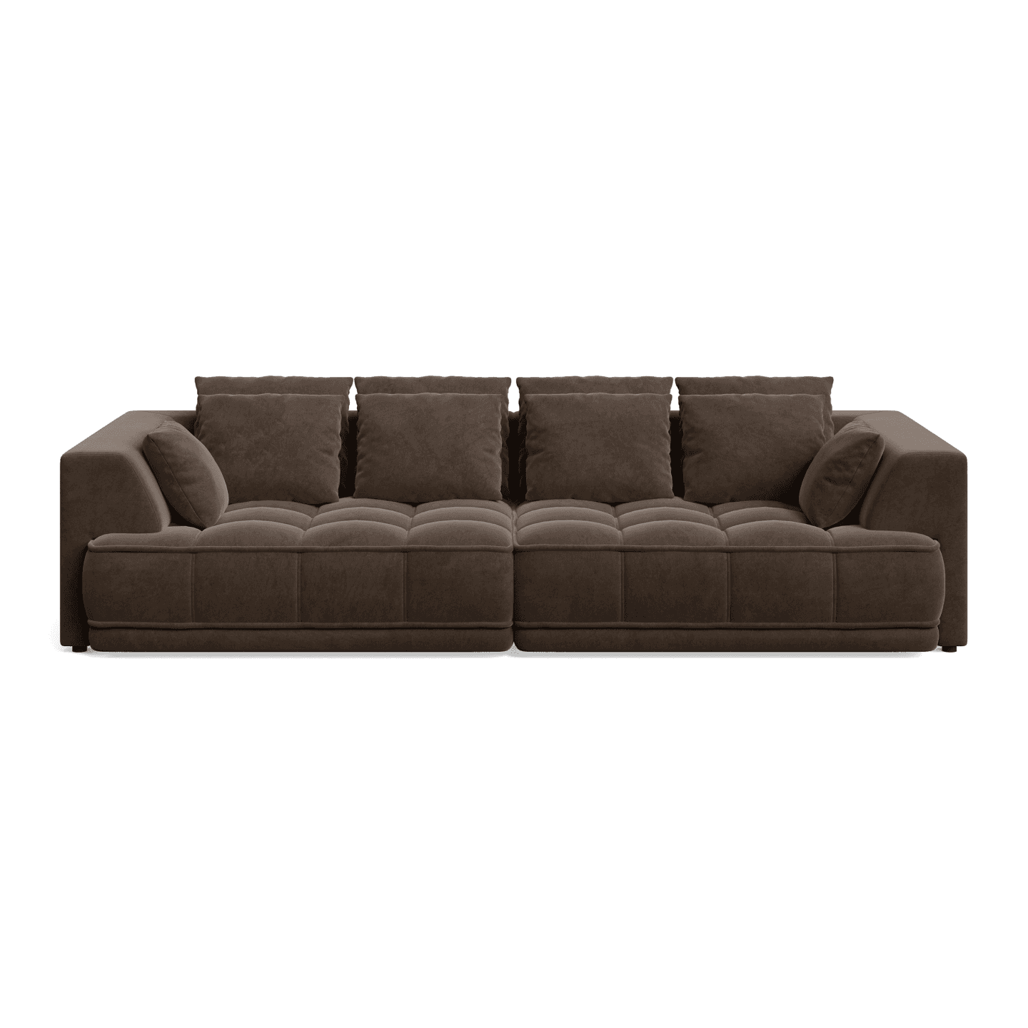 Sofa TIGA nowoczesna BigSofa z funkcją spania oraz poduszkami
