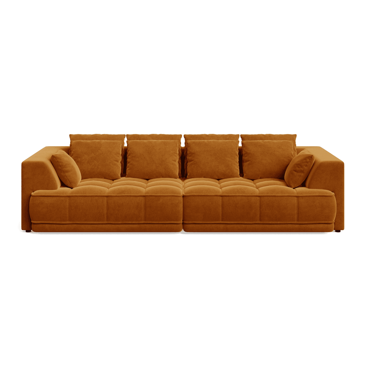 Elegancka Sofa TIGA pikowana z elektrycznym wysuwem siedziska