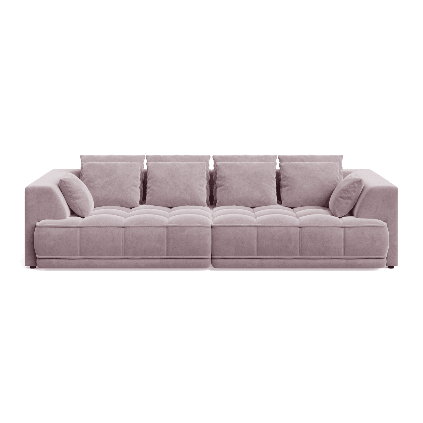 Luksusowa Sofa TIGA z funkcją spania, pikowaniem i poduszkami