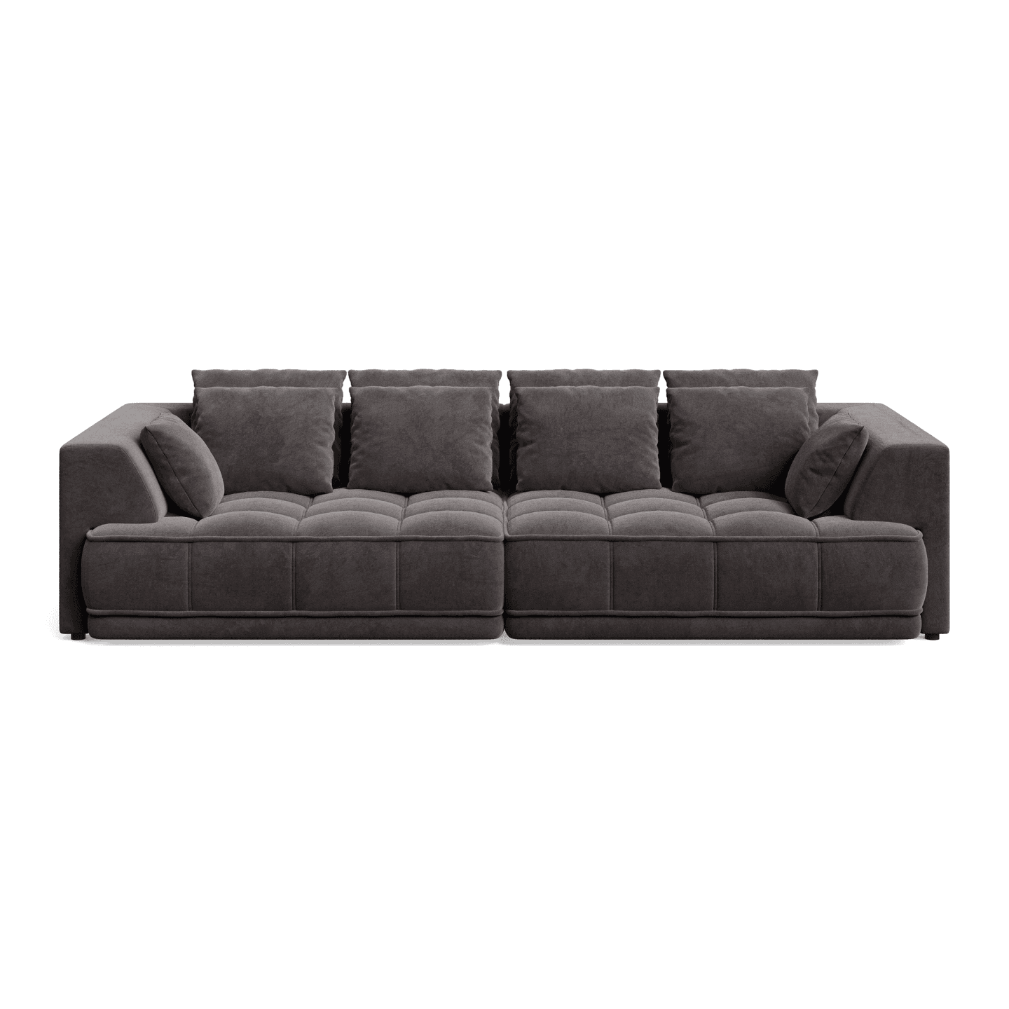 Sofa TIGA elegancka BigSofa z funkcją spania oraz poduszkami