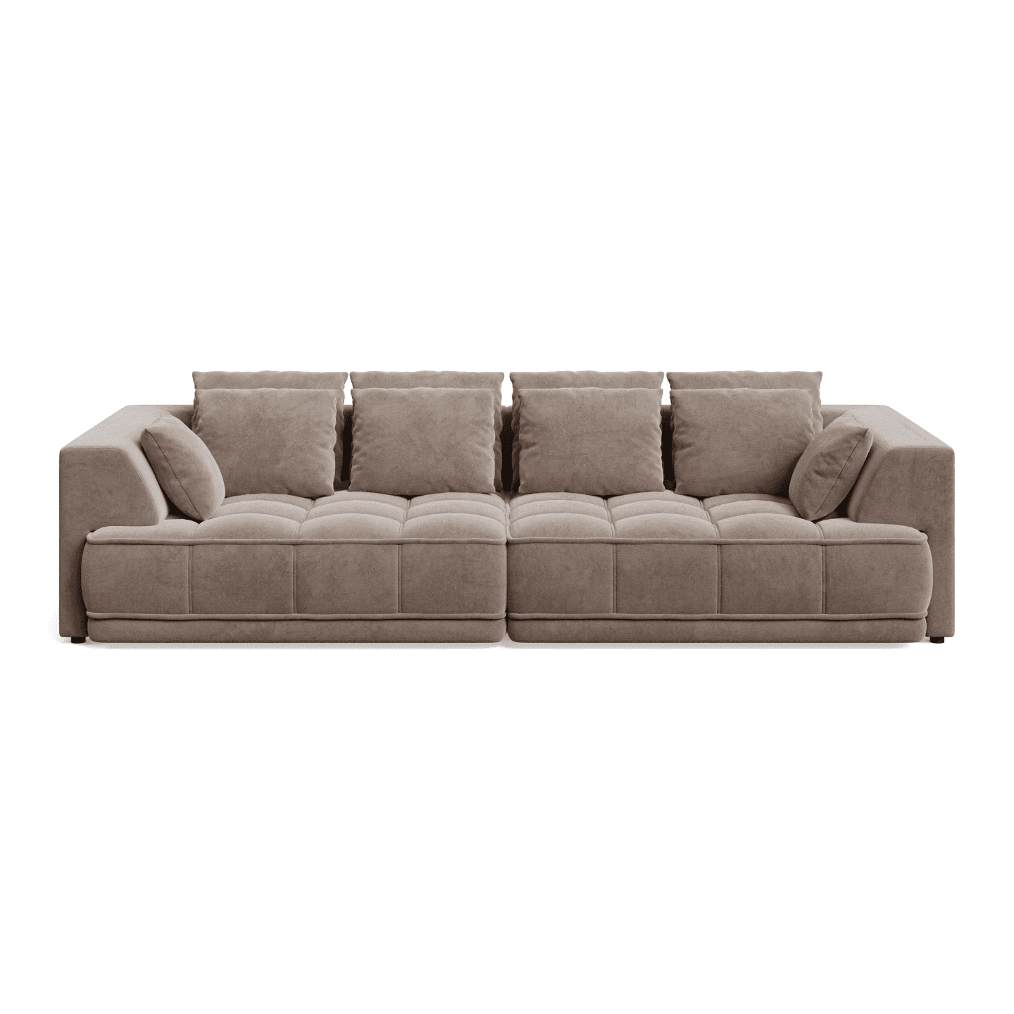 Luksusowa Sofa TIGA BigSofa pikowana z wysuwanym siedziskiem