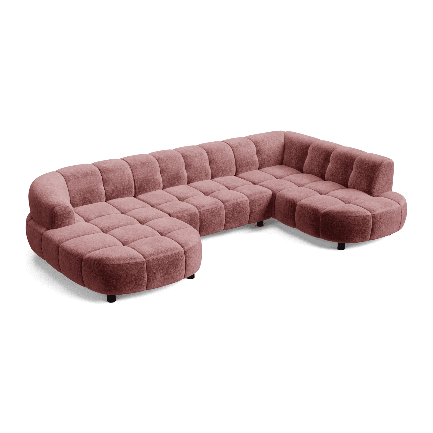 Narożnik VELPA XL elegancki pikowany z wysuwanym siedziskiem