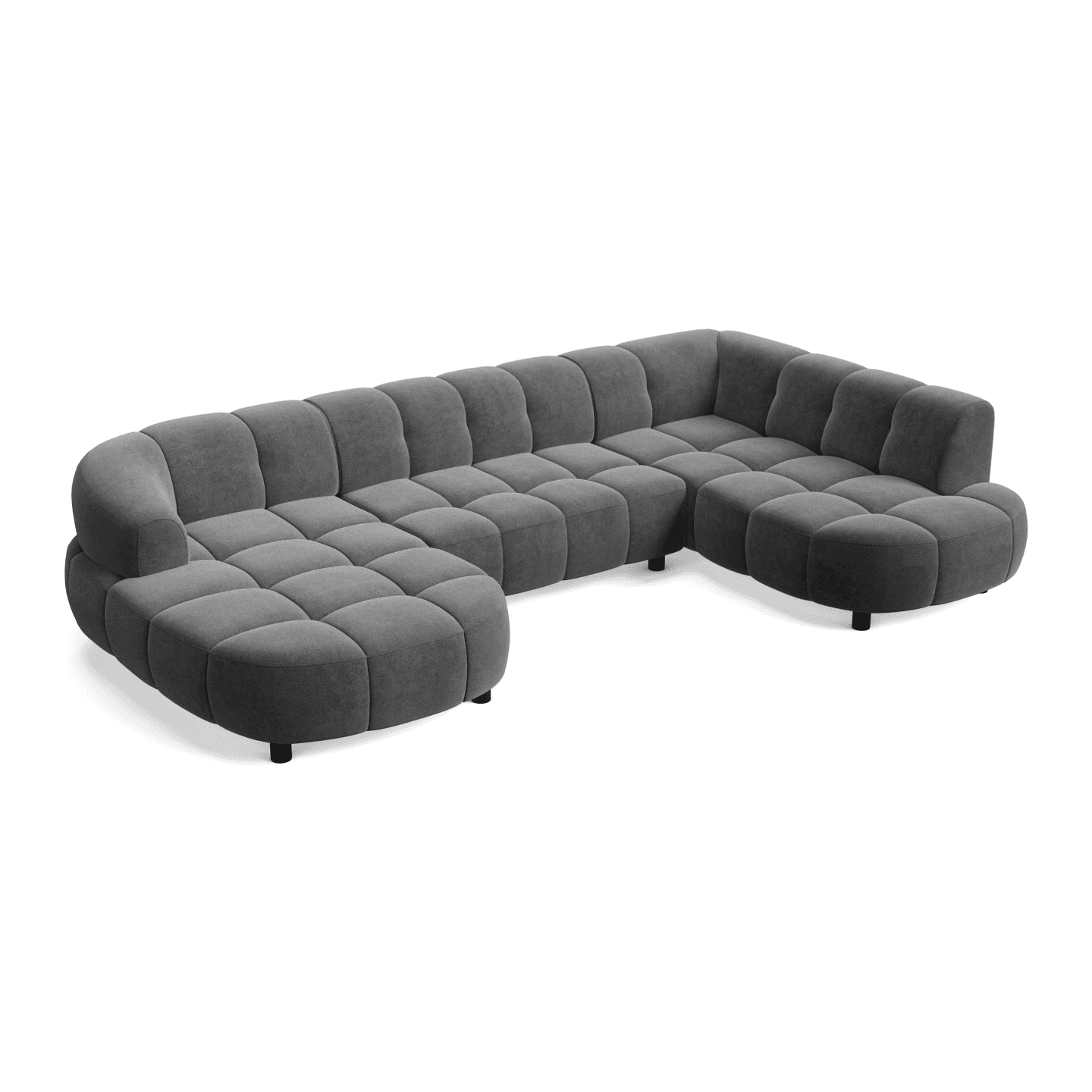 Elegancki Narożnik VELPA XL designerski z wysuwanym siedziskiem