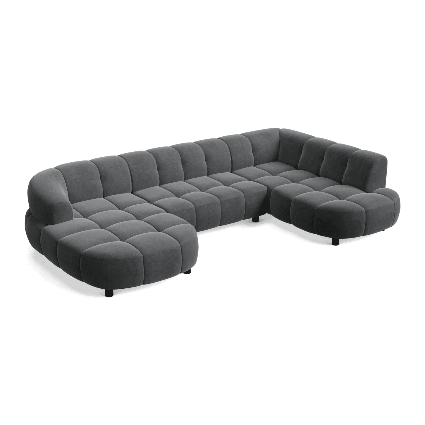 Elegancki Narożnik VELPA XL pikowany z wysuwanym siedziskiem