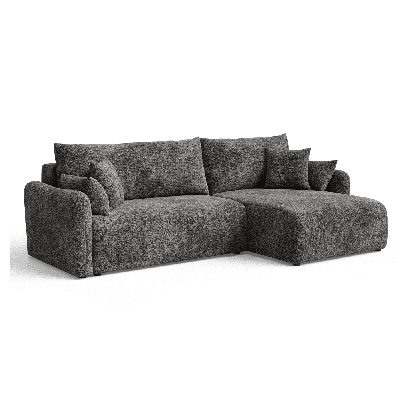 Narożnik NAMI L elegancki z funkcją spania | Uniwersalny | Tkanina Bella 20