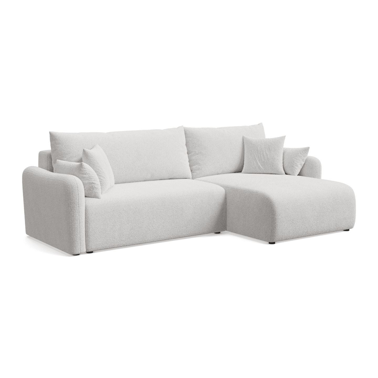 Narożnik NAMI L designerski i nowoczesny | Uniwersalny | Tkanina Quelle 01