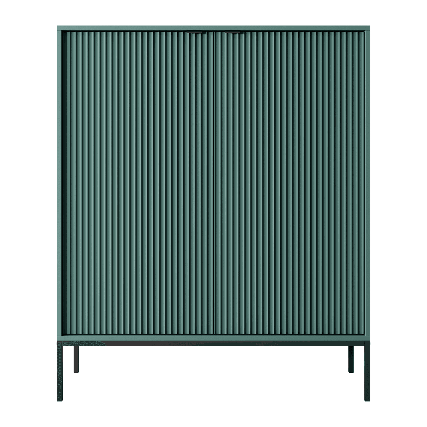 Komoda wysoka 104 cm Crow labrador + czarne nóżki