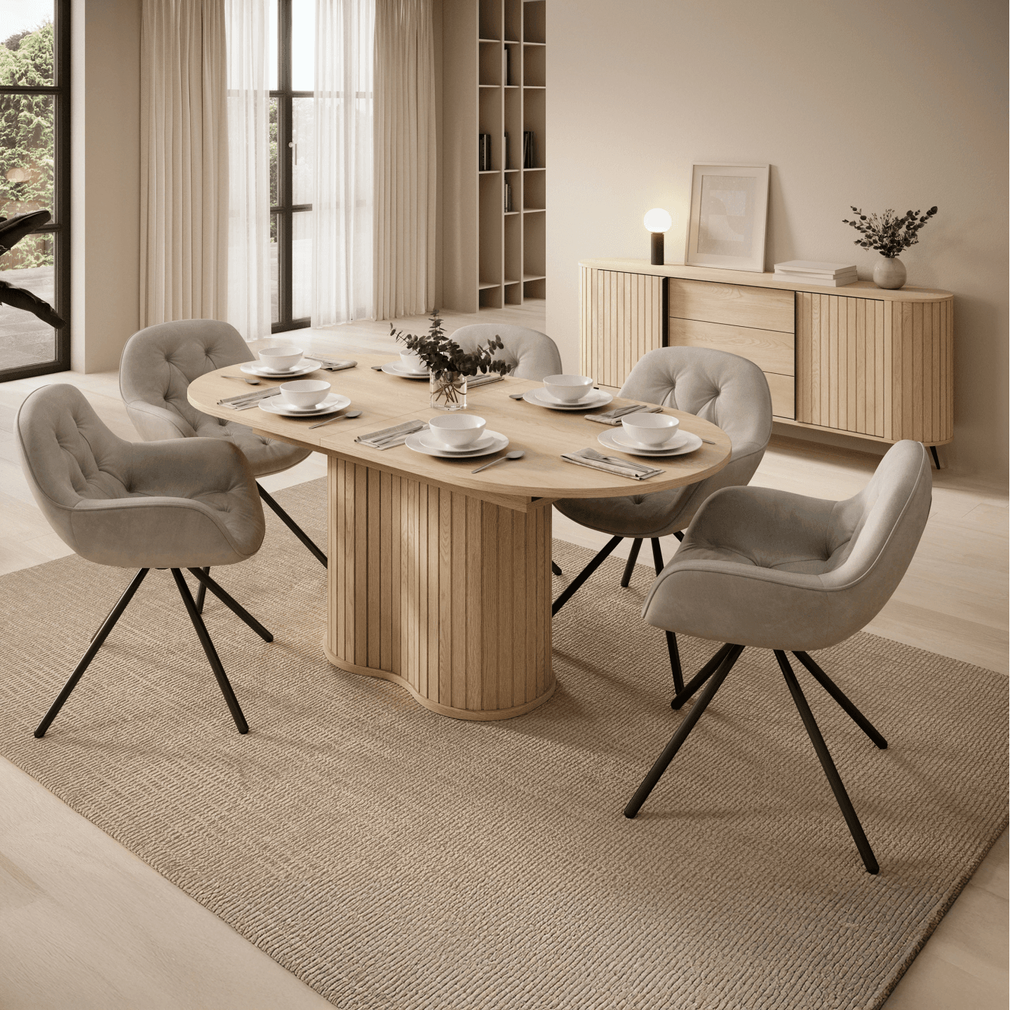 Stół rozkładany Aula 180-220 cm Dąb cremona - zdjęcie 2