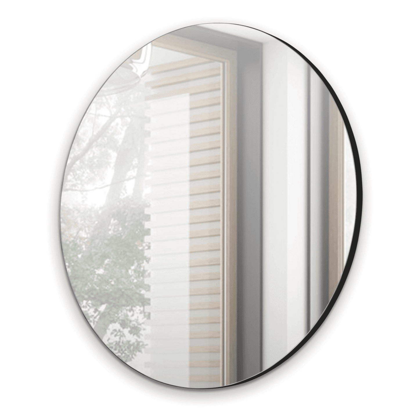 Lustro wiszące Lia 70 cm Czarne