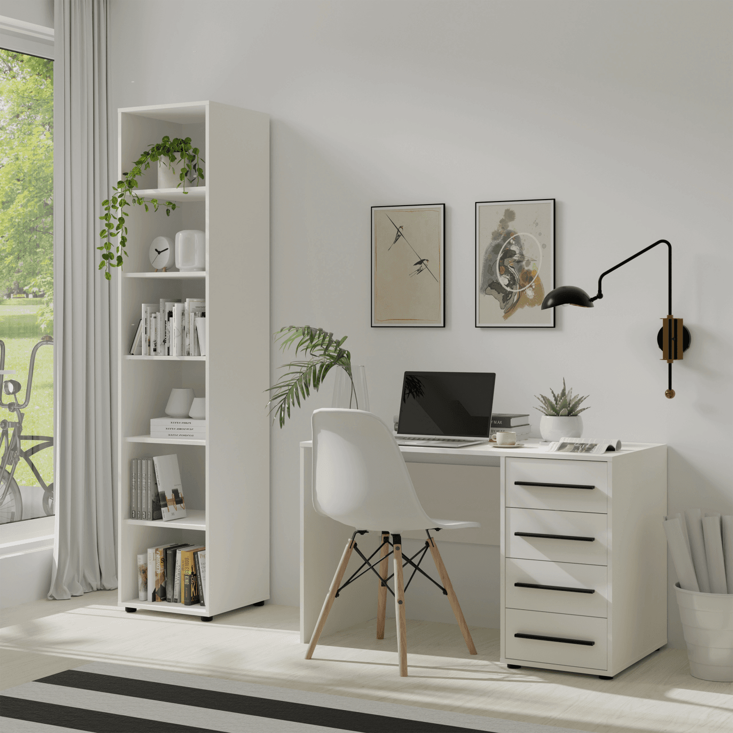 Regał Ones 45 cm Biały - zdjęcie 2